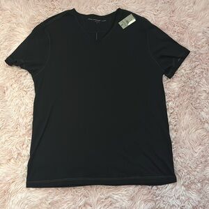 John Varvatos USA Black VNeck